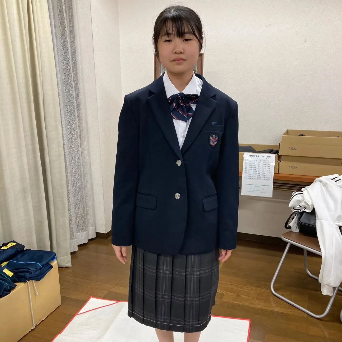 ご入学おめでとうございます🎊#さいたま市#与野西中学校#制服...